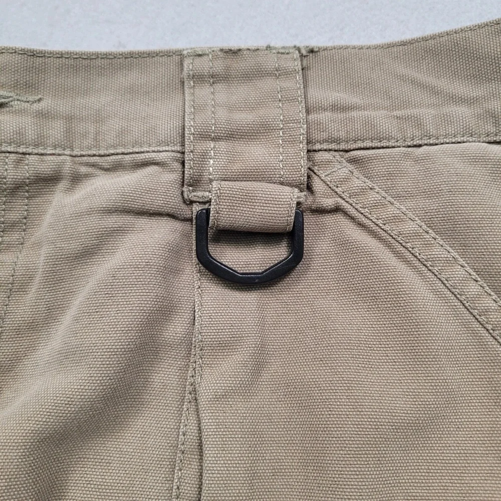 Columbia PFG Mens XL Khaki Half Moon Cargo Shorts FM4012 Fishing Hiking Tan